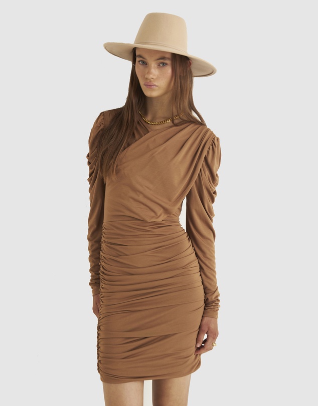 Zerafima - Jersey Gathered Dress