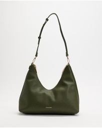 Calvin Klein - Emblem Hw Pebble Top Zip Hobo