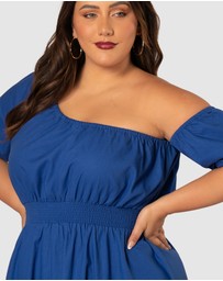 Pink Dusk by Curve Project - Brightside Midi Dress