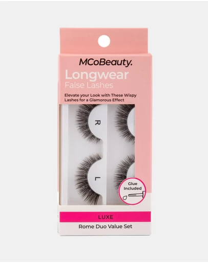 MCoBeauty - Longwear False Lashes Luxe Duo Set - Rome