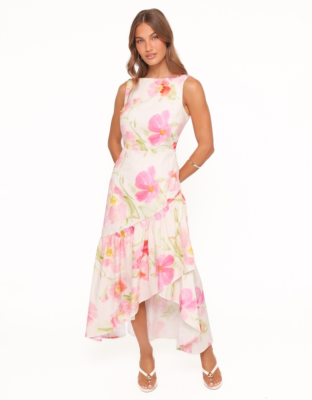 Petal & Pup - Zula Maxi Dress - Pink Garden Floral