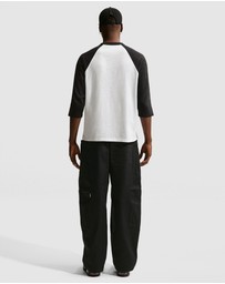 Nike - Sportswear Club 3/4-Sleeve Raglan Top