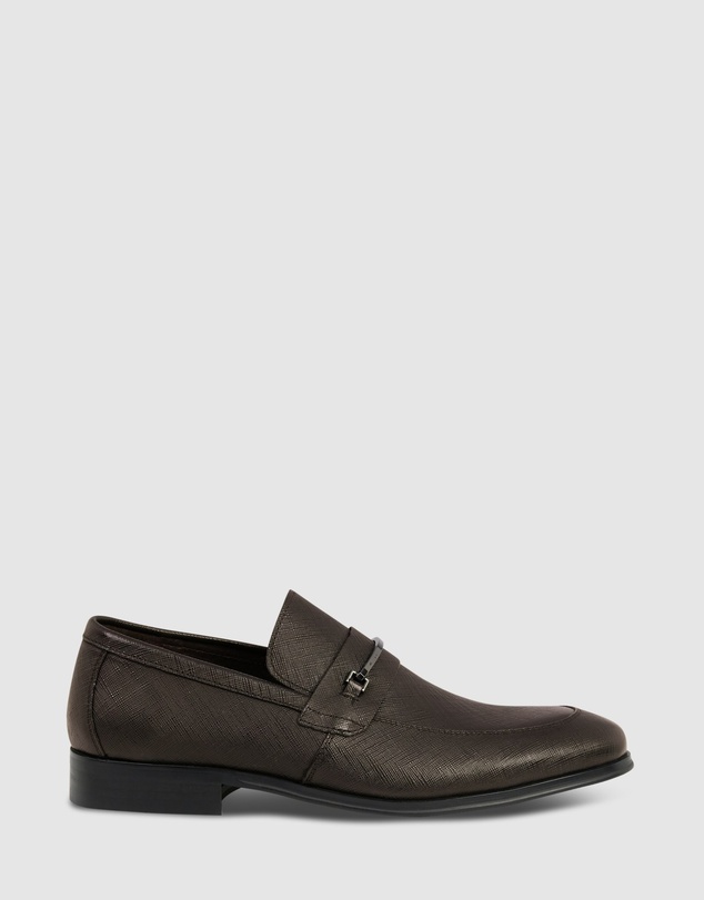 yd. - Riccardo Textured Leather Loafer