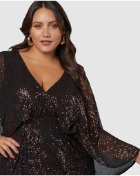 Pink Dusk by Curve Project - Red Carpet Ready Maxi Dress