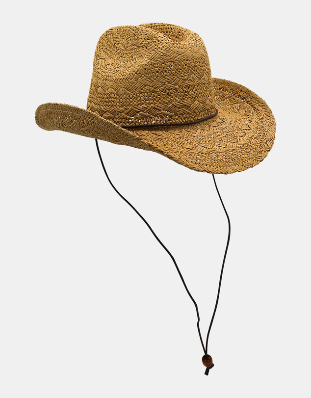 Morgan & Taylor - Wylder Woven Straw Cowboy Hat in Tan Brown
