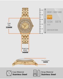 Michael Kors - Harlowe Gold Analogue Watch