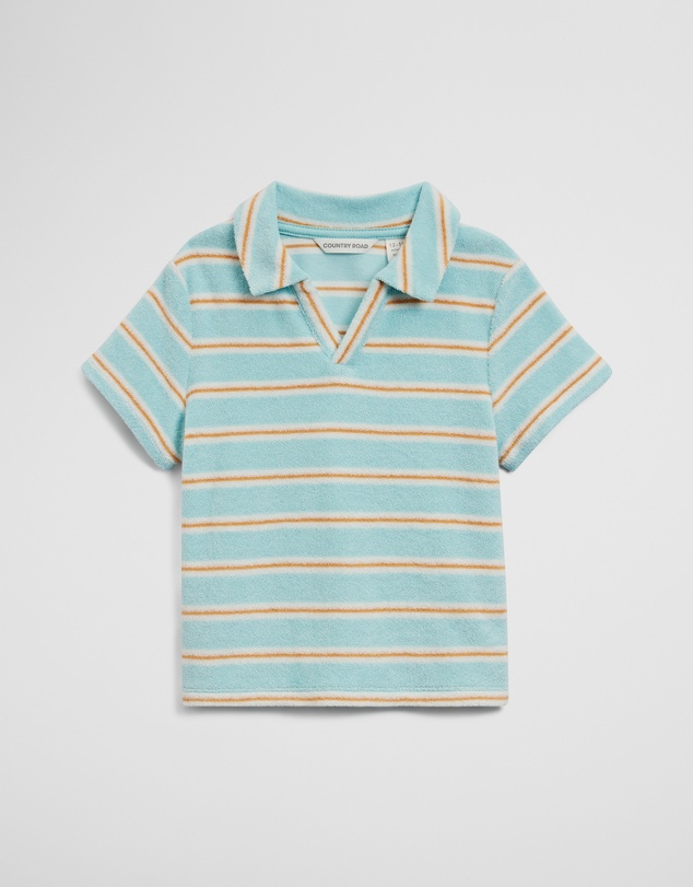 Country Road - Relaxed Fit Stripe Terry Polo
