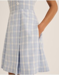 Review - Grace Check Mini Sun Dress