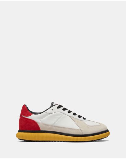 White/Classic Red