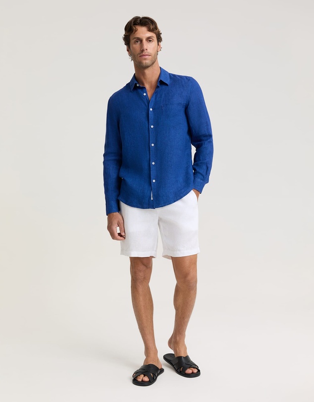Sportscraft - Linen Long Sleeve Delave Shirt