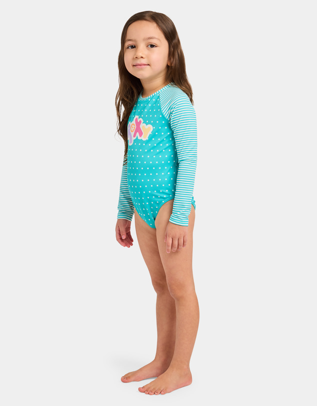 Roxy - Girls 2 to 7 Coastal Clash One Piece Swimsuit
