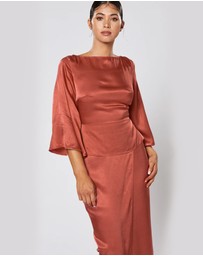 Winona - Cinta Dress Copper