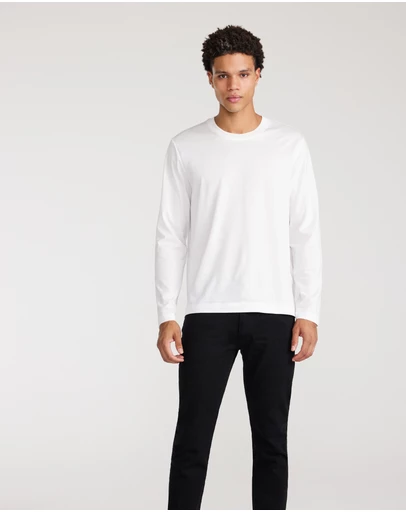 Calibre - Long Sleeve Jersey Crew White