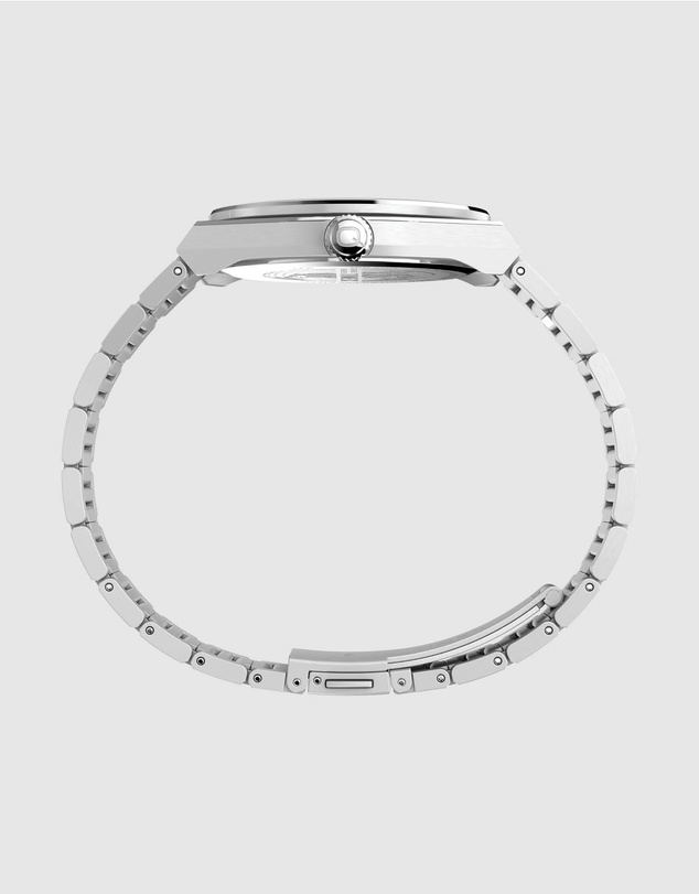 TIMEX - Q Timex Continental GMT 39mm Stainless Steel Bracelet Watch
