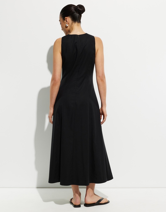 Calli - Heeley Cotton Linen Blend Midi Dress