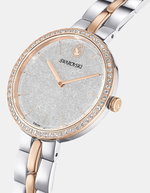 Swarovski - Cosmopolitan Watch, Swiss Made, Metal Bracelet, Silver Tone, Mixed Metal Finish