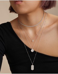 Ania Haie - Silver Evil Eye Tag Charm