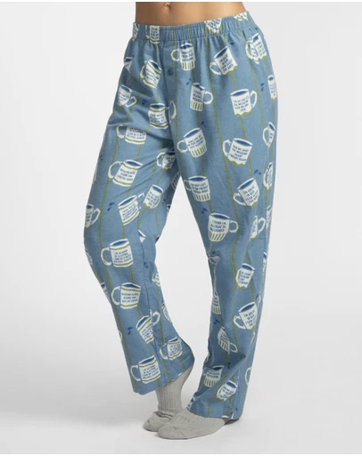 Mitch Dowd - Cuppa Joe Flannel Pyjama Pant - Blue