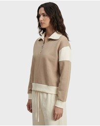 Academy Brand - Maggie Contrast 1/4 Zip