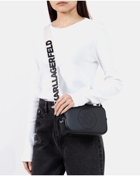 Karl Lagerfeld - K/Circle Slim Perforated Camera Bag