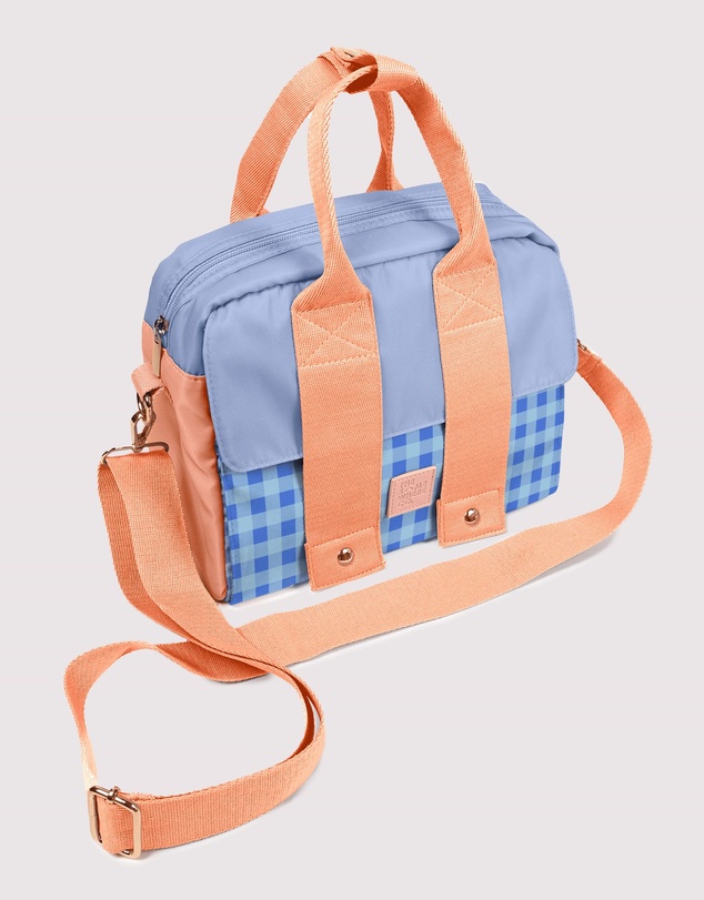 The Somewhere Co - Blueberry Jam Colourblock Lunch Tote