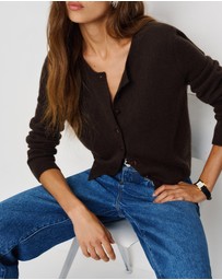 Reformation - Clara Cashmere Crew Cardigan
