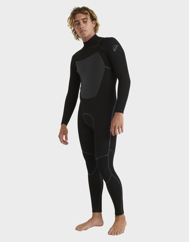 Quiksilver - Mens 4/3mm Marathon Sessions Chest Zip Wetsuit