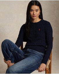 Polo Ralph Lauren - Cable-Knit Cotton Crewneck Sweater