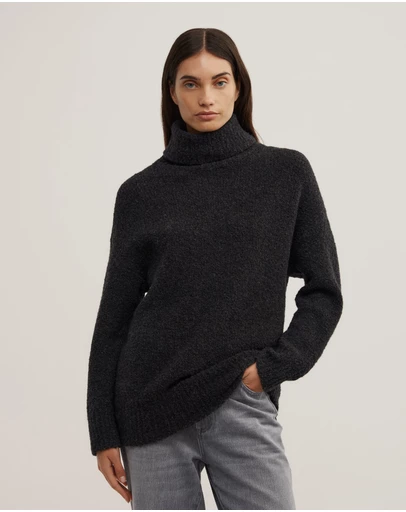 Witchery - Boucle High Neck Knit