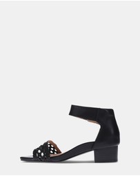Mia Vita - Kath Heeled Sandal - Black
