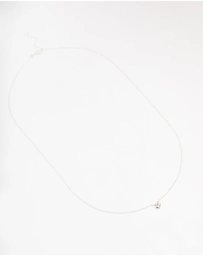 Lovisa - Sterling Silver Mini Puffy Heart Pendant Necklace