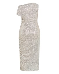 City Chic - Sequin Star Off Shoulder Maxi Dress