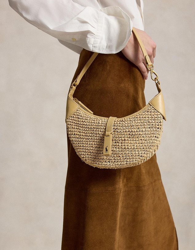 Polo Ralph Lauren - Polo ID Raffia Mini Shoulder Bag - The ICONIC Exclusive