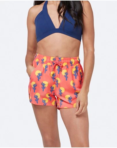 Tom & Teddy - Women's Cactus Board Shorts