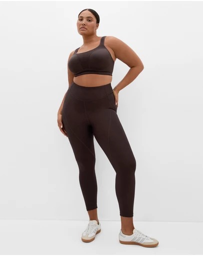 City Chic - Sara Rib Active 7/8 Legging