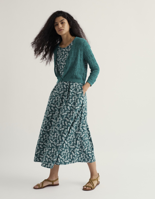 Seasalt - Seasalt Cornwall Blue Sweet Day Cotton Cardigan