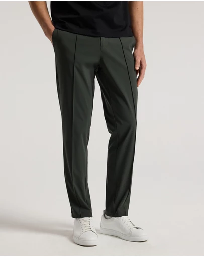 Calibre - Technical Knit Pintucked Pants Khaki