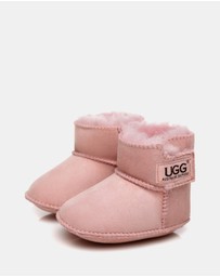 EVERAU - Australian Shepherd Ugg Baby Erin Sheepskin Upper UGG Boots