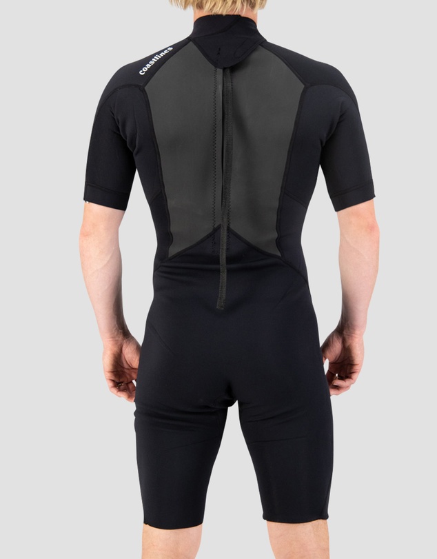 Coastlines - Classic Mens 2mm Back Zip Springsuit
