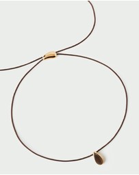 PDPAOLA - Quartz Luna Cord Necklace
