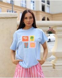 Vacancy Co - Postcard Tee