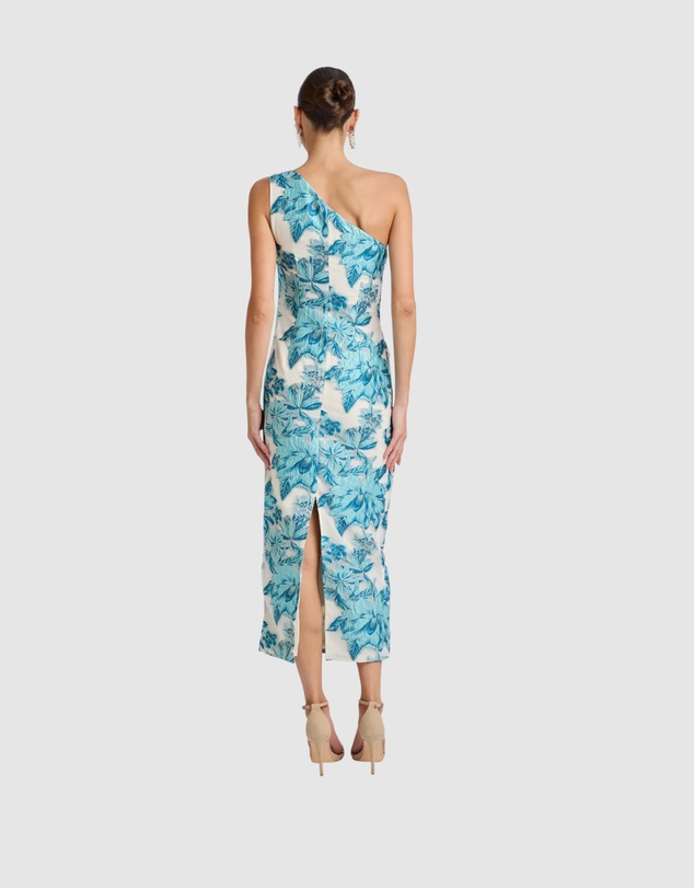 Romance by Honey and Beau - Seanna One Shoulder Midi Dress