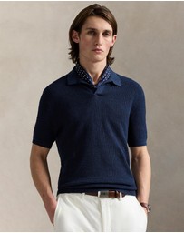 Polo Ralph Lauren - Mesh-Knit Linen SS Sweater