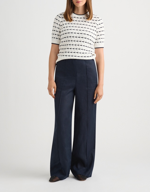 David Lawrence - Imogen Linen Wide Leg Pants