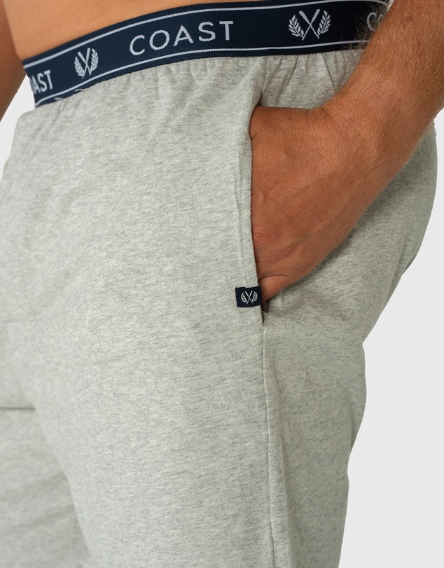 Coast Clothing - Grey Marle Lounge Shorts