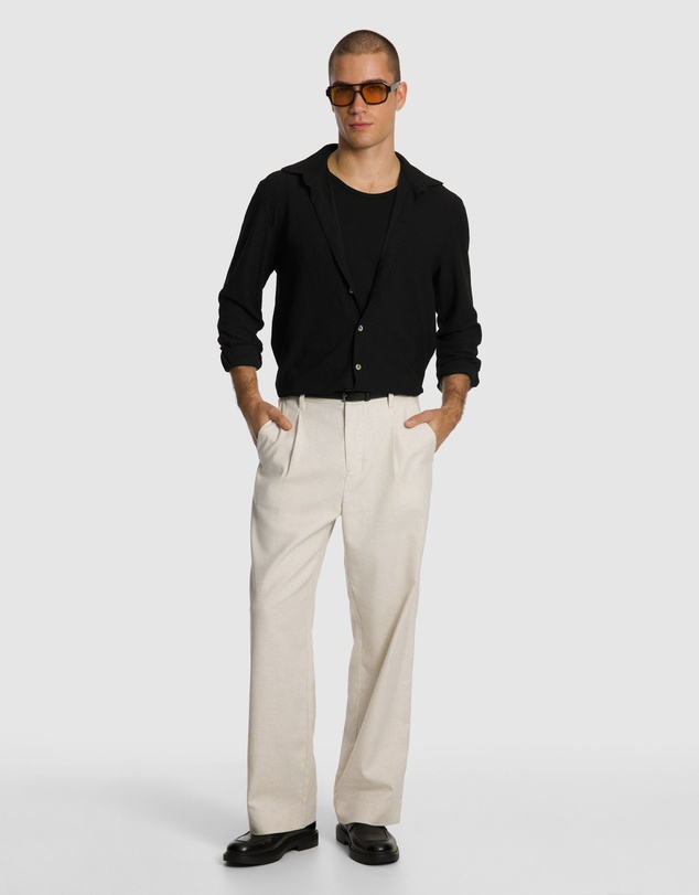 yd. - Jacob Cotton Linen Chino