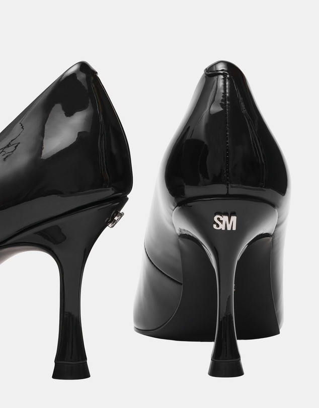 Steve Madden - Can-Do Black Patent Heels