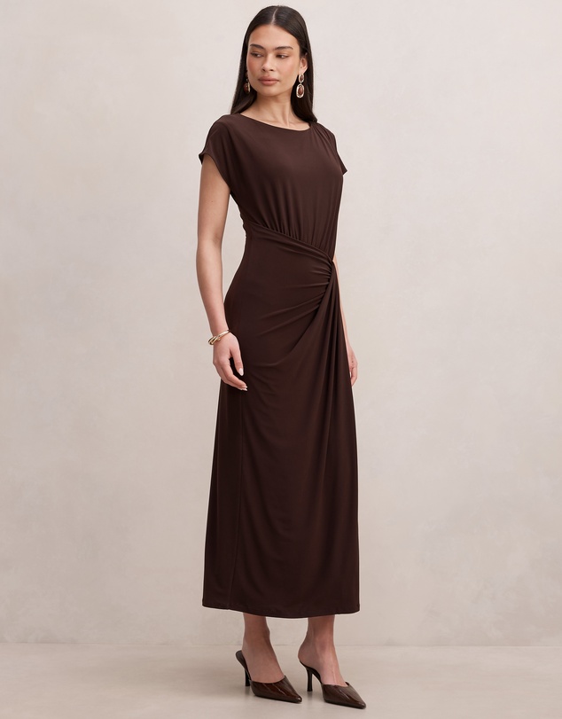 Forever New - Lacie Draped Jersey Midi Dress