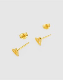 Izoa - Mini Heart Stud Earring