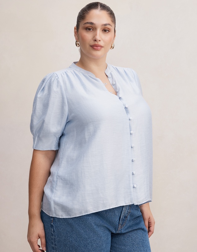 Forever New Curve - Tahlia Curve Tuck Detail Blouse
